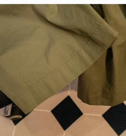 Pantalones sueltos de pierna ancha de talle alto cómodos e informales para mujer de talla grande, estilo retro japonés, pantalones de farol