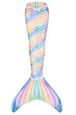 Mermaid Tail Swimsuit Costume – Mermaid Cosplay Fantasy Swimwear for Girls, Kids & Adults, Birthday Gift with Optional Monofin