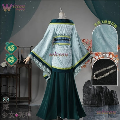 Maomao Cosplay Costume – Green Dress (The Apothecary Diaries Anime Outfit, Halloween/Party Set)