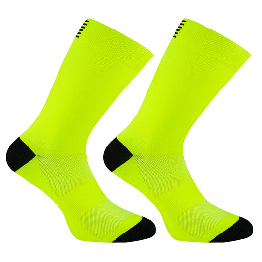 Calcetines de Ciclismo Profesionales – Calcetines Deportivos Largos de Secado Rápido para Hombre y Mujer