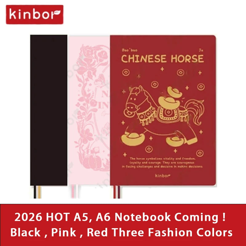 Kinbor Undated Weekly Planner – Portable Daily, Monthly & Schedule Journal Notebook