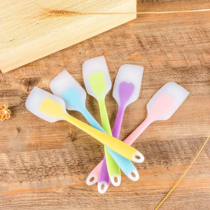 Espátula de silicona resistente al calor - Espátula mezcladora antiadherente para hornear, cocinar, mantequilla y crema