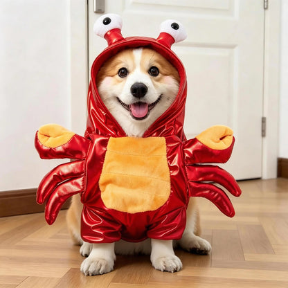 Funny Halloween Pet Transformation Costume – Cute Costume Outfit for Small Dogs & Cats, Creative Pet Clothing for Halloween Parties & Dress-Up