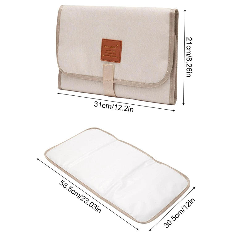 Matelas à Langer Pliable et Imperméable – Tapis de Change Portable en Tissu Oxford pour Bébés et Tout-Petits