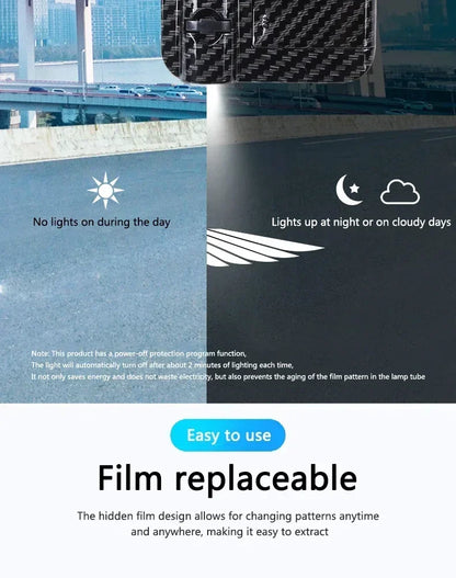Wireless HD LED Car Door Logo Projector Lights (2/4 Pack) – Battery-Powered Welcome Courtesy Lights, No Wiring Required