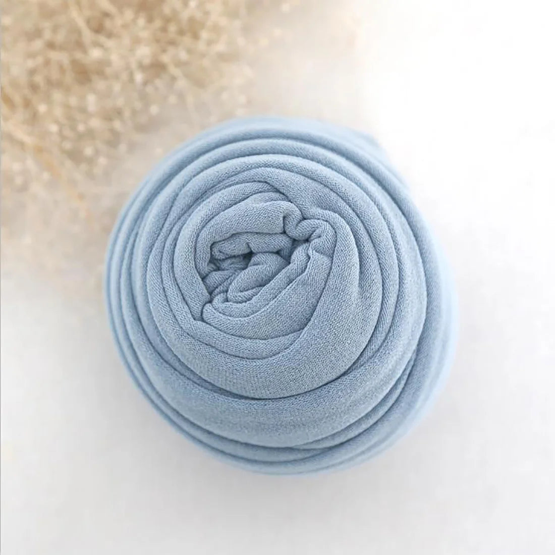 Arrullo elástico de punto para recién nacido – Manta suave de jersey de 35x160cm para fotografía de bebés, capa elástica para sesiones de fotos de recién nacidos, accesorios cómodos para baby shower y recuerdo