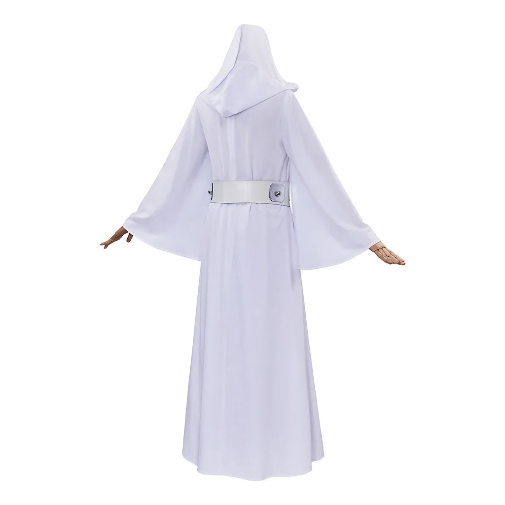 Leia Cosplay Costume – Fantasy Princess Dress for Women (Halloween/Carnival Party Outfit, Disguise Suit)
