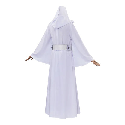 Leia Cosplay Costume – Fantasy Princess Dress for Women (Halloween/Carnival Party Outfit, Disguise Suit)