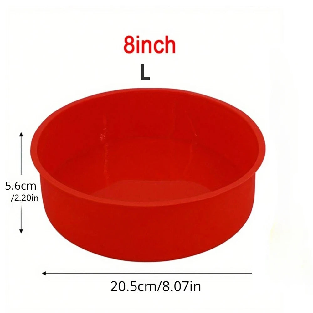 Silicone Heart-Shaped Cake Pan – Non-Stick Reusable Baking Mold for Cakes, Toast, Pastries & Desserts, Flexible Kitchen Bakeware Tool