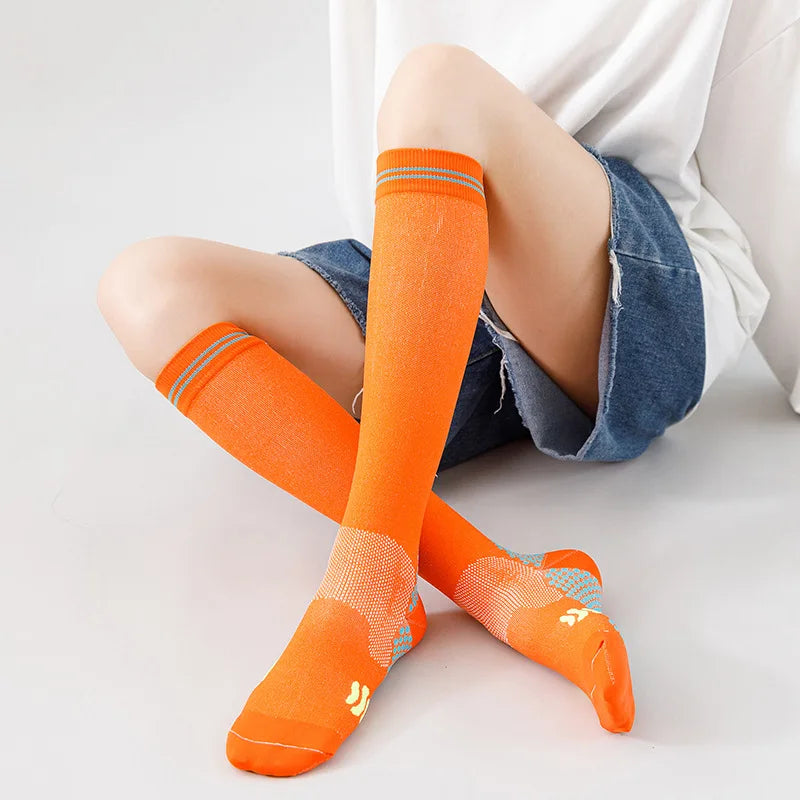 Compression Socks 20–30mmHg Knee High Support Stockings for Men & Women – Running, Cycling & Varicose Vein Relief (EU 36–50)