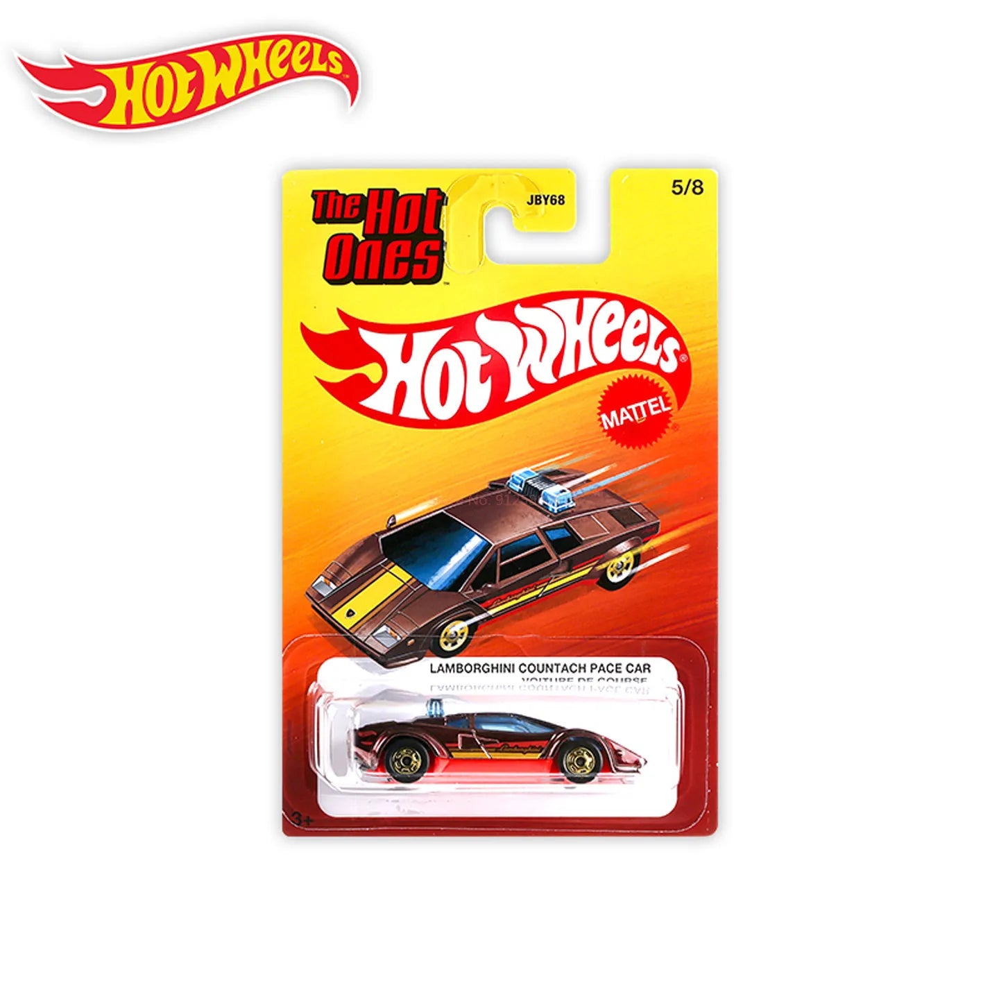 Hot Wheels The Hot Ones Mix 1:64 JBY68 Diecast Alloy Car – Collectible Model Vehicle Featuring Alfa Romeo, Ford, BMW, Lamborghini & Toyota