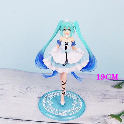 Hatsune Miku Anime Figure – Wedding Dress & Swimsuit Vocaloid PVC Action Figure Collectible Model Toy for Girls Gift