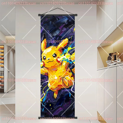 Póster HD de desplazamiento de pared de anime de Pokémon – Dragonite, Gengar, Pikachu, Charizard y legendarios