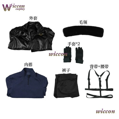 2026 Unisex Cosplay Costume Set – Coat, Elastic Pants, Belt & Gloves Adult Outfit for Convention, Gift & Roleplay