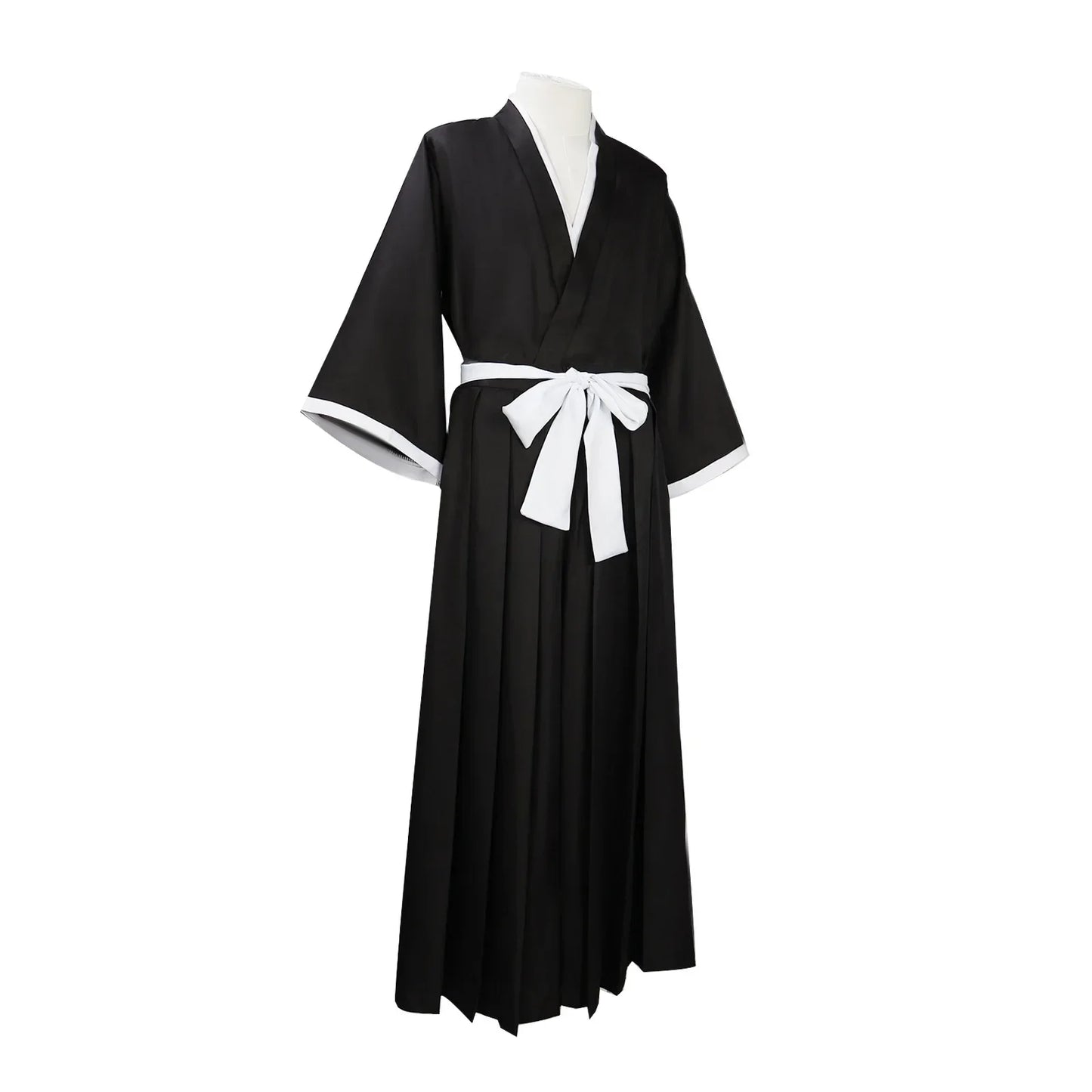 Bleach Kuchiki Rukia Cosplay Costume – Kimono Uniform Set | Unisex Anime Soul Society Outfit (Halloween / Party / Comic Con)