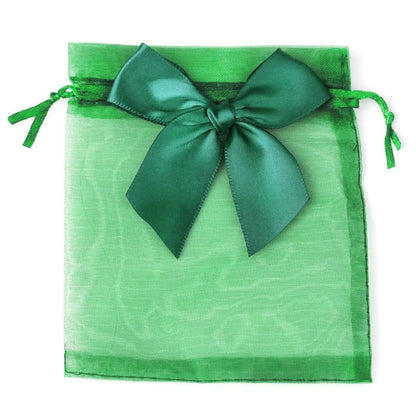 10/20/50PCS Organza Drawstring Gift Bags with Bow – Jewelry, Candy & Party Favor Pouches for Weddings, Christmas & Special Events