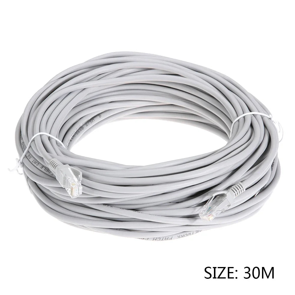 Cable Ethernet de alta velocidad – Cable de red LAN RJ45 para router, ordenador, portátil y dispositivos de monitorización, cable de conexión a Internet 1M/2M/3M/5M/10M/15M/30M