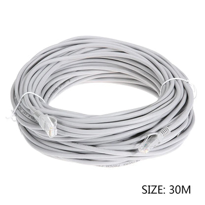 Cable Ethernet de alta velocidad – Cable de red LAN RJ45 para router, ordenador, portátil y dispositivos de monitorización, cable de conexión a Internet 1M/2M/3M/5M/10M/15M/30M