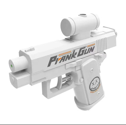 Pistolet à eau double face – Jouet de farce d'été amusant, mini pistolet à eau tactique pour enfants et adultes, batailles aquatiques à la piscine et à la plage