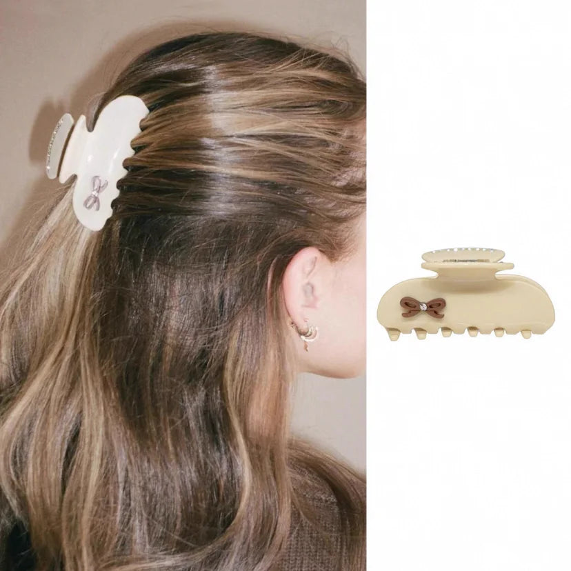 Pinzas para el pelo de cereza bonitas – Pinzas para el pelo de acetato con diamantes de imitación de frutas, flores y mariposas para mujeres y niñas | Accesorios para el pelo de moda Kawaii