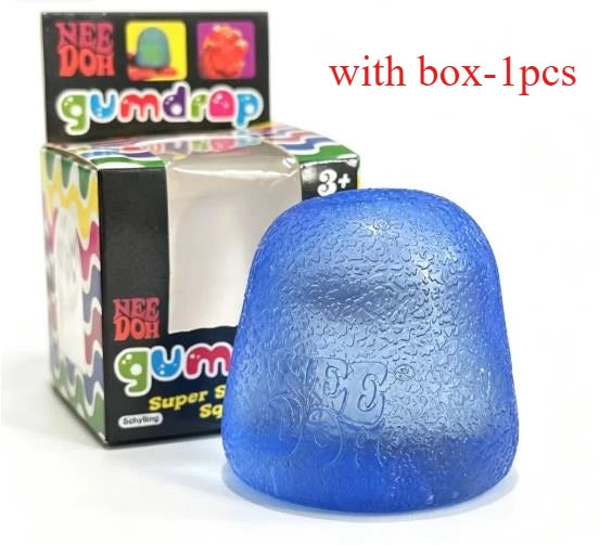 Schylling Needoh Nice Cube Sensory Nice-Sicle Stress Relief Squishy Cube Anti-Anxiety Squeeze Object For Focus ADHD Population