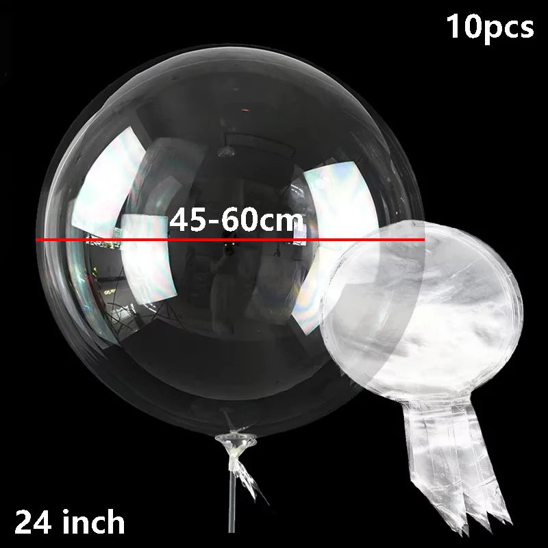 Globos de burbuja transparentes - Globos Bobo grandes transparentes para bodas, cumpleaños y decoraciones de fiesta
