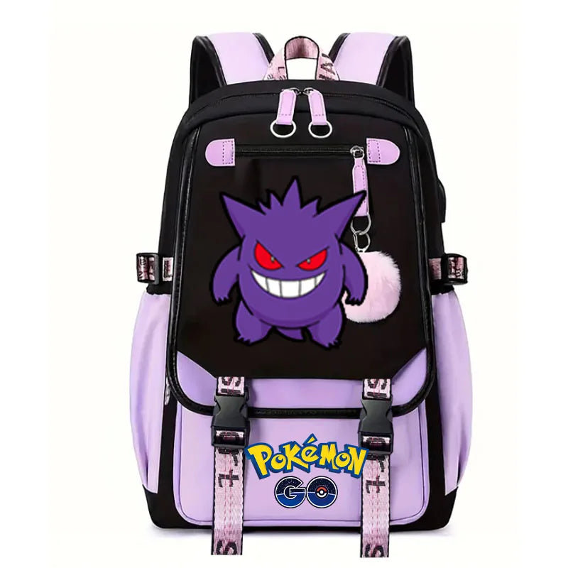 Sac à dos pour enfants grande capacité inspiré des animes | Cartable pour garçons et filles avec compartiment pour ordinateur portable