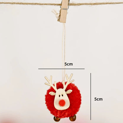 Red Star Christmas Tree Ornament – DIY Hanging Pendant Decoration for Xmas, New Year Party, Home Decor & Holiday Gifts