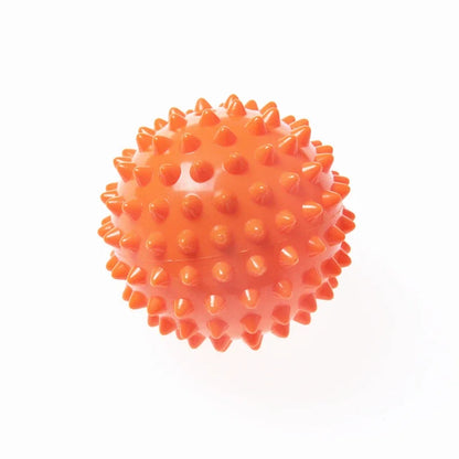 Balle de massage à picots en PVC de 7 cm – Balle de physiothérapie rigide pour soulager la fasciite plantaire, la récupération musculaire, la musculation et le massage sportif