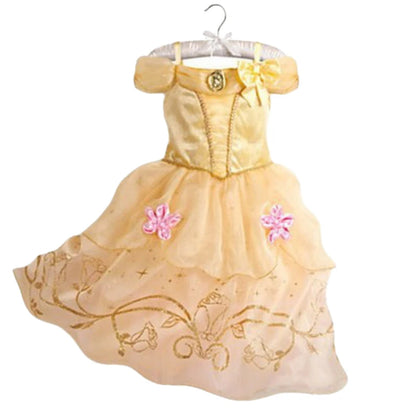 Vestido de disfraz de princesa para niña – Traje de fiesta de cuento de hadas para Halloween, carnaval y regalos de cumpleaños