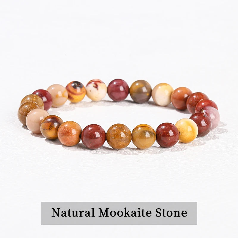 Pulsera de piedra obsidiana negra natural – Joyería ajustable de cuentas de cristal para hombres y mujeres, regalo de moda y accesorio de estilo energético
