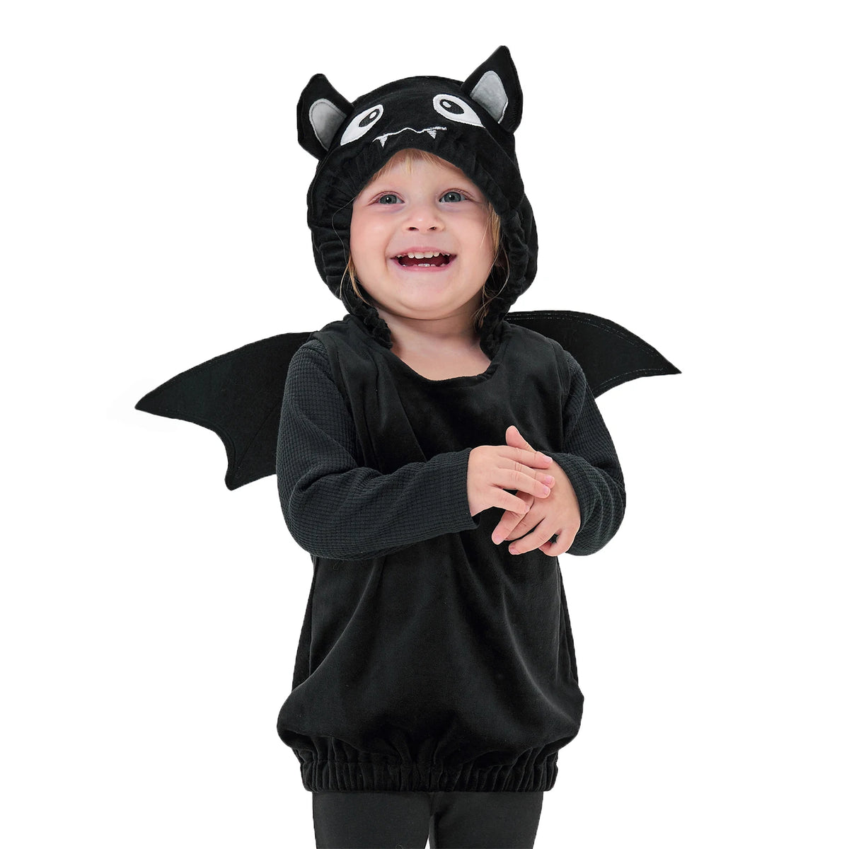Umorden Baby & Toddler Black Bat Halloween Costume – Unisex Bat Hoodie Vest Outfit for Infants & Toddlers, Sizes 1T–3T