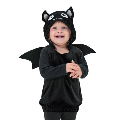 Umorden Baby & Toddler Black Bat Halloween Costume – Unisex Bat Hoodie Vest Outfit for Infants & Toddlers, Sizes 1T–3T