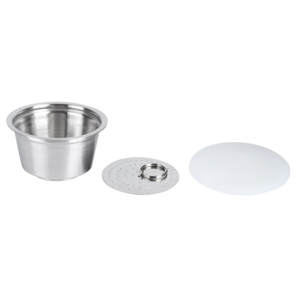Capsule de Café Réutilisable en Acier Inoxydable – Dosette de Café Rechargeable Compatible avec les Machines à Café Dolce Gusto, Accessoire Écologique pour Machine à Café pour le Brassage à Domicile