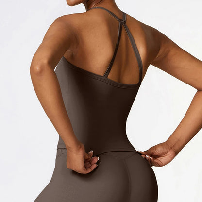Conjunto de entrenamiento de 2 piezas para mujer: sujetador deportivo push-up y leggings de cintura alta, atuendo para yoga, gimnasio y fitness