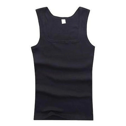 Unisex 100% Cotton Tank Top – Plus Size Sleeveless Fitness Vest for Men & Women, Breathable Gym Workout Shirt