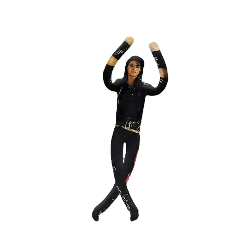 Michael Jackson Cosplay Plush Figure – Jointed Stuffed Doll Collectible Room Decoration Gift