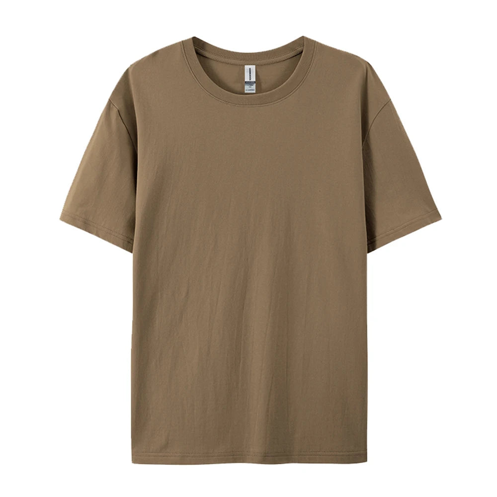 Women’s 100% Cotton Solid T-Shirt Summer Casual Sporty Loose Short Sleeve O-Neck Tee White Black