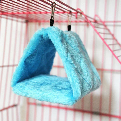 Pet Bird Parrot Cage Hammock – Warm Hanging Hut Tent Bed with Cozy Sleeping Cave for Parrots & Small Birds, Cage Decoration