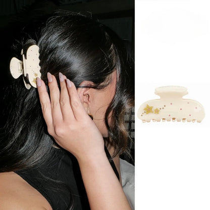 Pinzas para el pelo de cereza bonitas – Pinzas para el pelo de acetato con diamantes de imitación de frutas, flores y mariposas para mujeres y niñas | Accesorios para el pelo de moda Kawaii