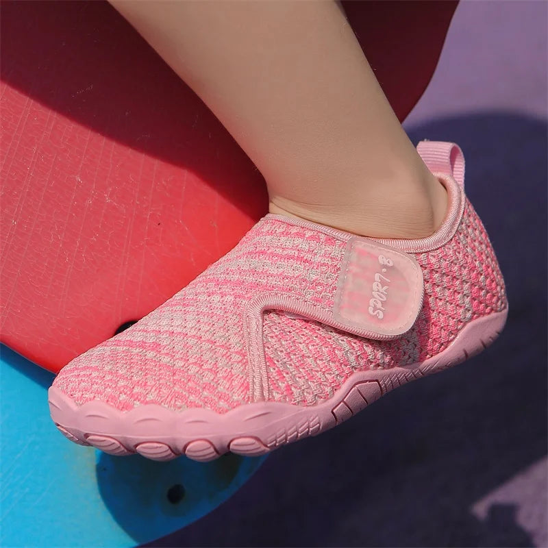 Kids' Water Shoes – Quick-Dry Non-Slip Barefoot Aqua Shoes for Boys & Girls, Beach Swimming Sneakers for Outdoor Activities
