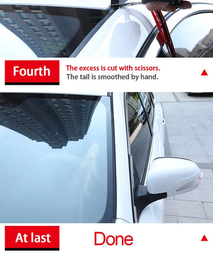 SEAMETAL Joint d'étanchéité en caoutchouc pour automobile – Bande d'étanchéité universelle pour porte de voiture, fenêtre, toit et pare-brise pour la réduction du bruit et la protection anti-collision.