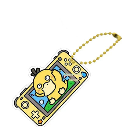 Pokémon Acrylic Keychain – Espeon, Umbreon, Leafeon & Snorlax Double-Sided Bead Chain Pendant