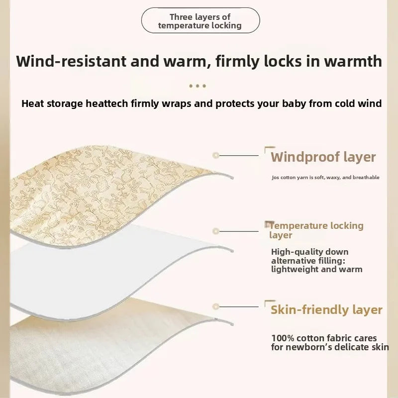 Newborn Cotton Swaddle Blanket with Cute Bunny Ears – Extra-Soft Thermal Baby Wrap for Hospital, Delivery & Cozy Infant Sleeping