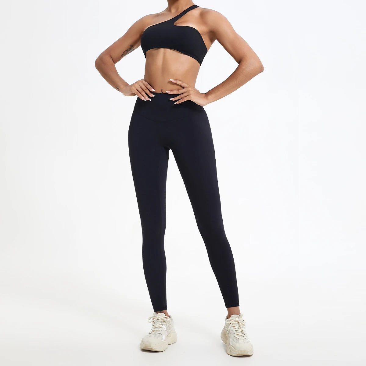 Women’s High Waist Yoga Leggings – Super Soft Gym Running Workout Tights with Push-Up Fit