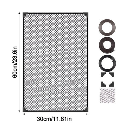 Magnetic Fish Tank Lid Cover – Sturdy DIY Mesh Aquarium Cover with Easy Installation for Fish & Turtle Tanks, Protective Net Lid