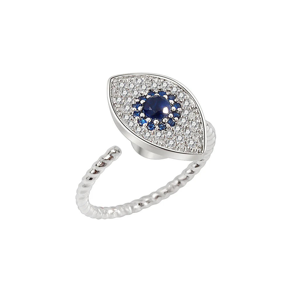 Anillo giratorio antiestrés de mariposa y flor con diamantes de imitación – Anillo giratorio antiansiedad para mujer | Joyería ajustable para aliviar el estrés