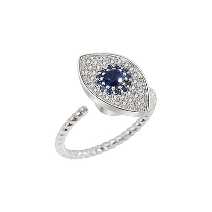 Anillo giratorio antiestrés de mariposa y flor con diamantes de imitación – Anillo giratorio antiansiedad para mujer | Joyería ajustable para aliviar el estrés