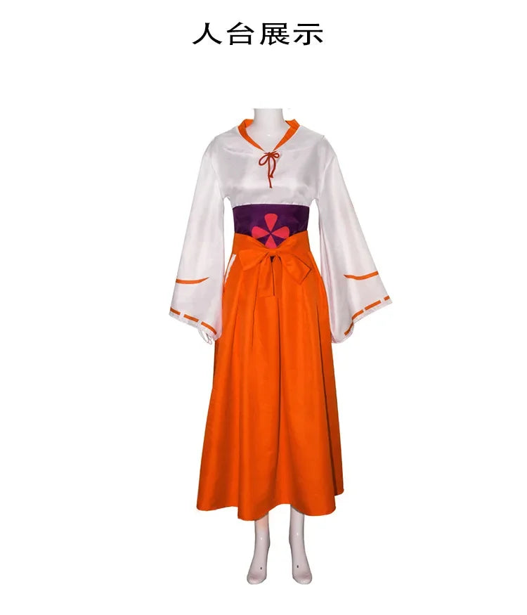 Two-Dimensional Anime Kimono Cosplay Clothing – Traditional Japanese Style Costume Outfit for Halloween, Convention & Party Wear