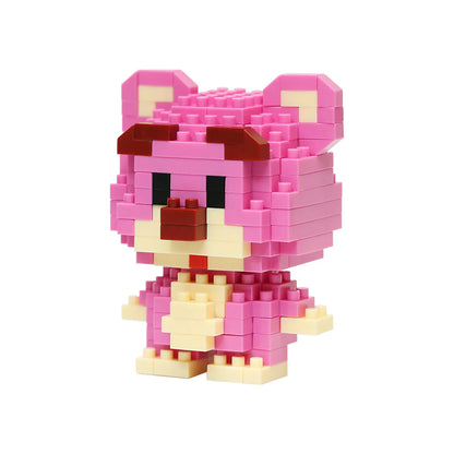 Disney Stitch & LinaBell Building Blocks Set – Cartoon Character Figures, DIY Assembly Bricks & Creative Construction Toy Gift for Kids